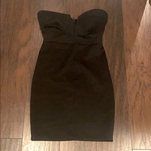 Black mini dress